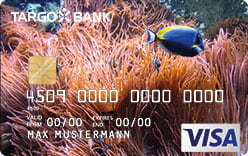 TARGOBANK VISA Gold-Karte, Motiv: Tiere - Fisch